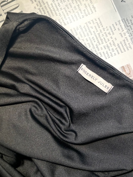 Sincerely Jules long black tunic dress - Picture 3 of 3